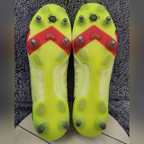 Nike Mercurial Vapor 14 Elite SG-Pro AC Volt' CV0988-761 Men’s Size 12.5 - Picture 8 of 9